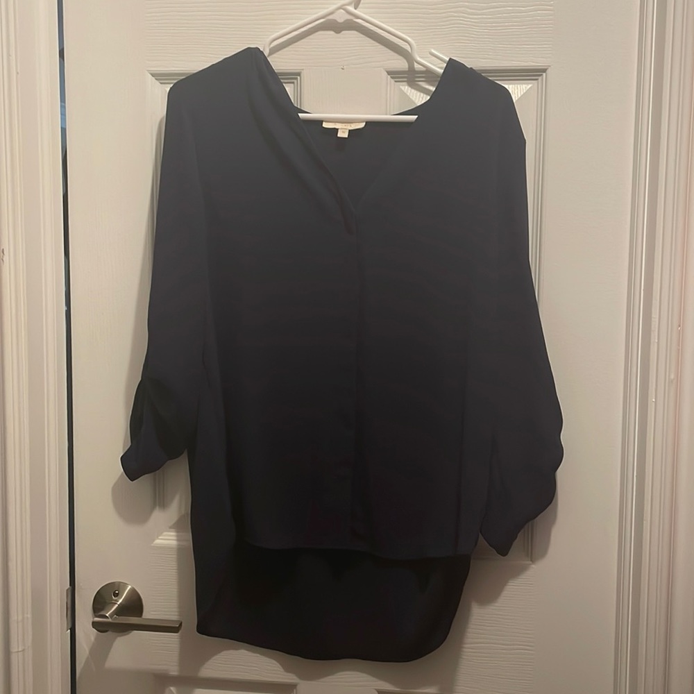 Navy blouse